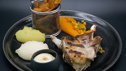 Epaule d'agneau Catalan cuisson basse température.